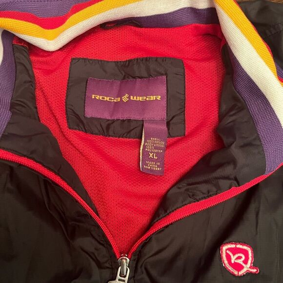 Vintage Y2K Rocawear Zip Up Jacket Sweater XL windbreaker - Picture 2 of 4